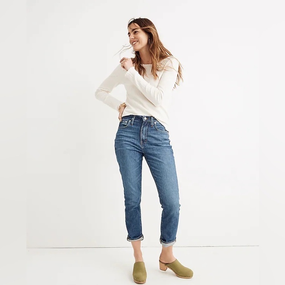 Madewell The High-rise slim boyfriend Jean